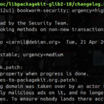 Screenshot apt-listchanges