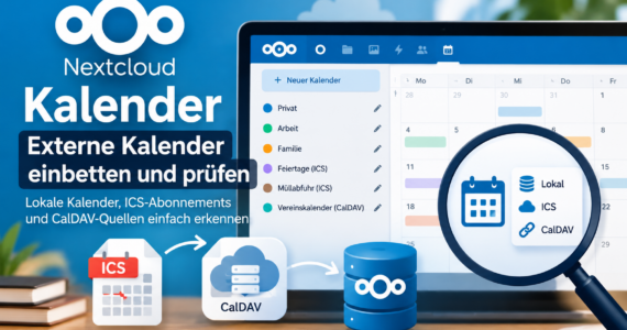 Nextcloud Kalender Externe Kalender einbetten