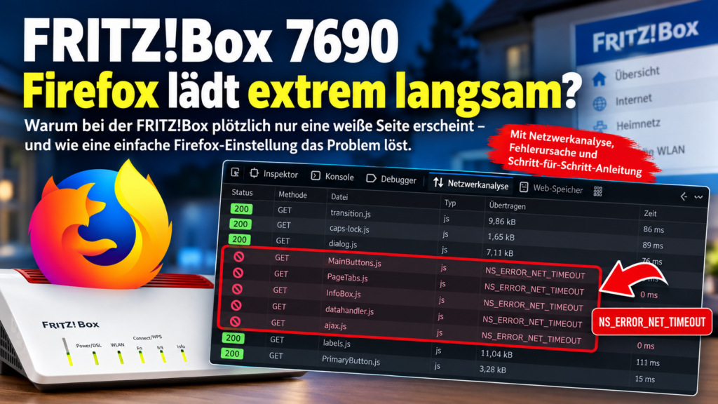 Firefox langsam mit FRITZ!Box