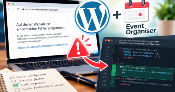 Fehler im Event-Organiser Plugin