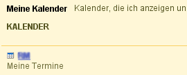 google Kalender eigenen Kalender auswählen